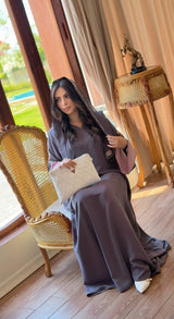 Ward Abaya Light Grey