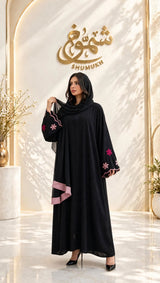 Malamih Abaya Colored Flowers